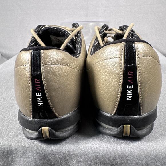 Vintage Gold Nike Air Sport Performance Shoes Womens 8 Golf Traction 314918-701 - Picture 7 of 12